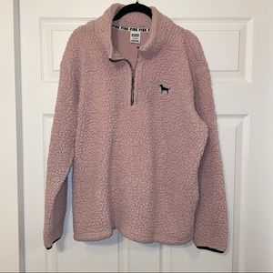 Pink Sherpa Sweater